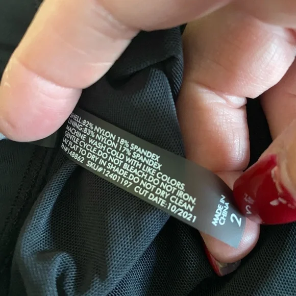 Torrid high waisted lattice back swim briefs, Sz. 2X - Picture 6 of 8